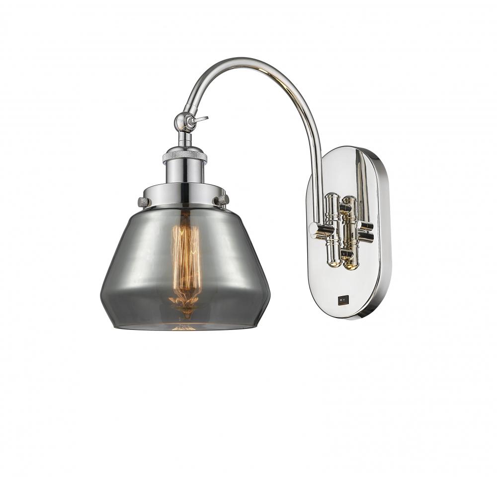 Fulton - 1 Light - 7 inch - Polished Nickel - Adjustable Swing Arm