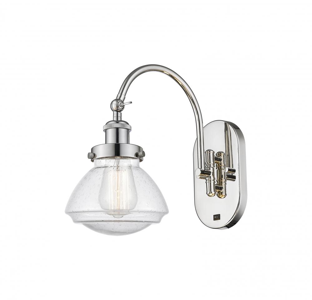 Olean - 1 Light - 7 inch - Polished Nickel - Adjustable Swing Arm
