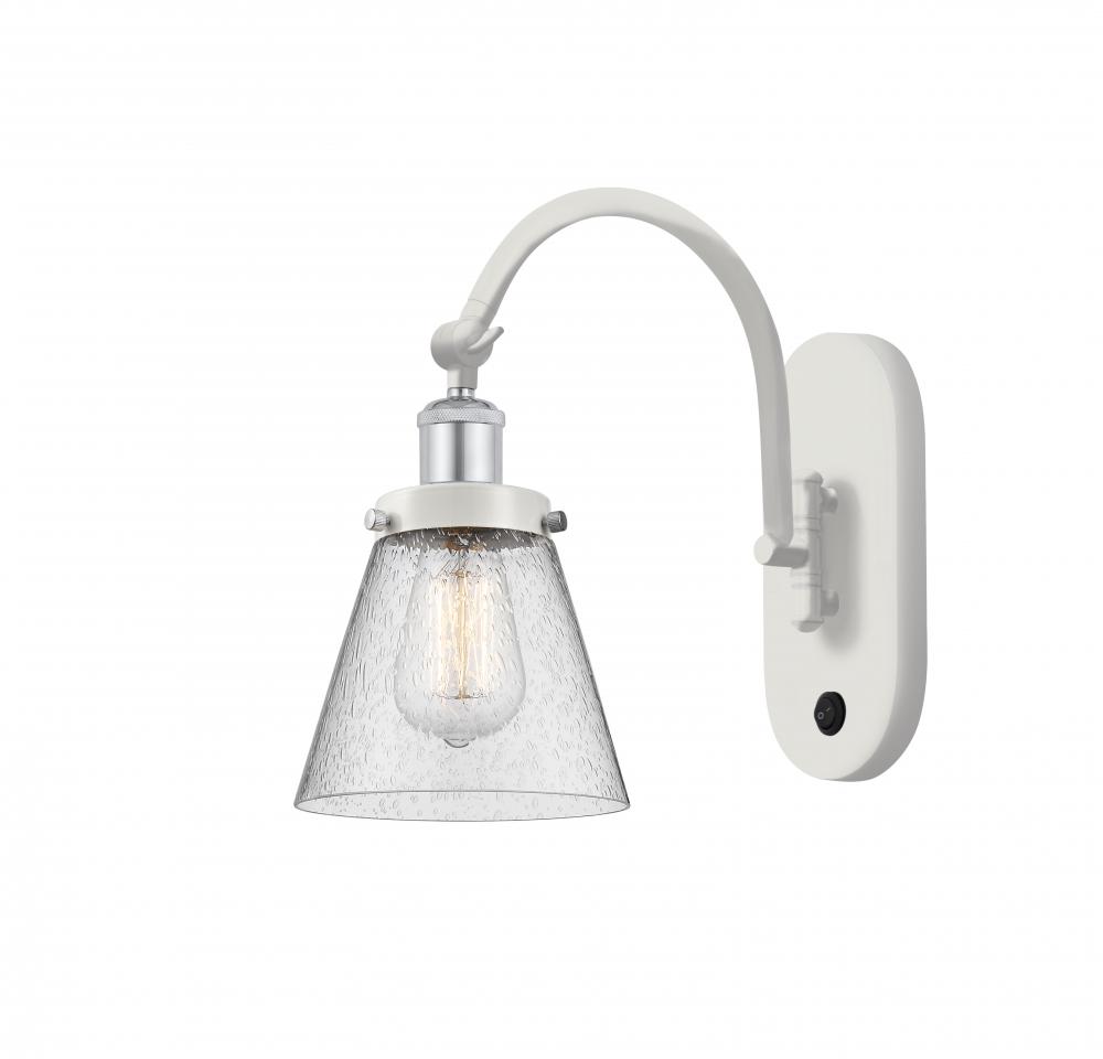 Cone - 1 Light - 6 inch - White Polished Chrome - Adjustable Swing Arm