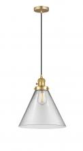 Innovations Lighting 201CSW-SG-G42-L - Cone - 1 Light - 12 inch - Satin Gold - Cord hung - Mini Pendant