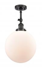 Innovations Lighting 201F-OB-G201-12 - Beacon - 1 Light - 12 inch - Oil Rubbed Bronze - Adjustable Semi-Flush Mount