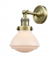 Innovations Lighting 203-AB-G321 - Olean - 1 Light - 7 inch - Antique Brass - Adjustable Sconce