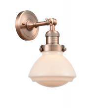 Innovations Lighting 203-AC-G321 - Olean - 1 Light - 7 inch - Antique Copper - Adjustable Sconce
