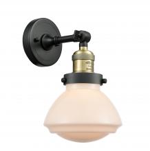 Innovations Lighting 203-BAB-G321 - Olean - 1 Light - 7 inch - Black Antique Brass - Adjustable Sconce