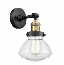 Innovations Lighting 203-BAB-G322 - Olean - 1 Light - 7 inch - Black Antique Brass - Adjustable Sconce