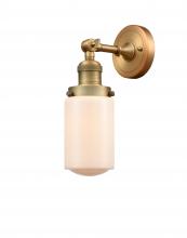 Innovations Lighting 203-BB-G311 - Dover - 1 Light - 5 inch - Brushed Brass - Adjustable Sconce