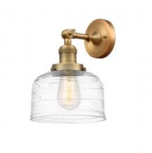 Innovations Lighting 203-BB-G713 - Bell - 1 Light - 8 inch - Brushed Brass - Adjustable Sconce