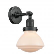Innovations Lighting 203-BK-G321 - Olean - 1 Light - 7 inch - Matte Black - Adjustable Sconce