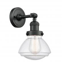 Innovations Lighting 203-BK-G324 - Olean - 1 Light - 7 inch - Matte Black - Adjustable Sconce