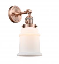 Innovations Lighting 203SW-AC-G181 - Canton - 1 Light - 7 inch - Antique Copper - Adjustable Sconce