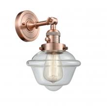 Innovations Lighting 203SW-AC-G532-LED - Oxford - 1 Light - 8 inch - Antique Copper - Adjustable Sconce