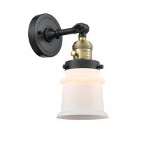 Innovations Lighting 203SW-BAB-G181S - Canton - 1 Light - 5 inch - Black Antique Brass - Adjustable Sconce