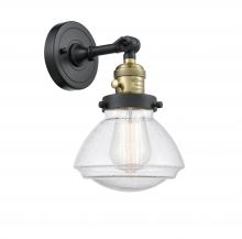 Innovations Lighting 203SW-BAB-G324 - Olean - 1 Light - 7 inch - Black Antique Brass - Adjustable Sconce