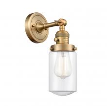 Innovations Lighting 203SW-BB-G312 - Dover - 1 Light - 5 inch - Brushed Brass - Adjustable Sconce