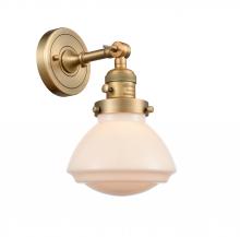 Innovations Lighting 203SW-BB-G321-LED - Olean - 1 Light - 7 inch - Brushed Brass - Adjustable Sconce