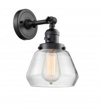 Innovations Lighting 203SW-BK-G172-LED - Fulton 1 Light 7 inch Sconce With Switch