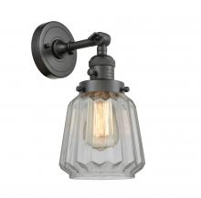 Innovations Lighting 203SW-OB-G142-LED - Chatham 1 Light 7 inch Sconce With Switch