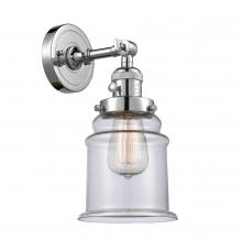 Innovations Lighting 203SW-PC-G182 - Canton - 1 Light - 7 inch - Polished Chrome - Adjustable Sconce