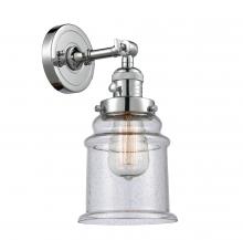 Innovations Lighting 203SW-PC-G184 - Canton - 1 Light - 7 inch - Polished Chrome - Adjustable Sconce