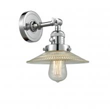 Innovations Lighting 203SW-PC-G2-LED - Halophane 1 Light 8.5 inch Sconce With Switch