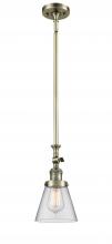 Innovations Lighting 206-AB-G62 - Cone - 1 Light - 6 inch - Antique Brass - Stem Hung - Adjustable Mini Pendant