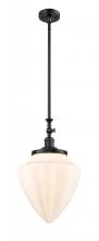 Innovations Lighting 206-BK-G661-12 - Bullet - 1 Light - 12 inch - Matte Black - Stem Hung - Adjustable Mini Pendant
