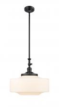 Innovations Lighting 206-BK-G691-16 - Bridgeton - 1 Light - 16 inch - Matte Black - Stem Hung - Adjustable Mini Pendant