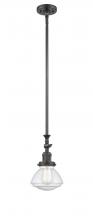 Innovations Lighting 206-OB-G324 - Olean - 1 Light - 7 inch - Oil Rubbed Bronze - Stem Hung - Adjustable Mini Pendant