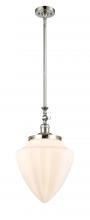 Innovations Lighting 206-PN-G661-12 - Bullet - 1 Light - 12 inch - Polished Nickel - Stem Hung - Adjustable Mini Pendant
