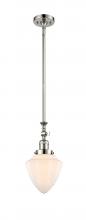 Innovations Lighting 206-PN-G661-7 - Bullet - 1 Light - 7 inch - Polished Nickel - Stem Hung - Adjustable Mini Pendant