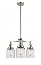 Innovations Lighting 207-PN-G52 - Bell - 3 Light - 19 inch - Polished Nickel - Stem Hung - Chandelier