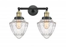 Innovations Lighting 208-BAB-G664-7 - Bullet - 2 Light - 18 inch - Black Antique Brass - Adjustable Bath Vanity Light