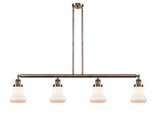 Innovations Lighting 214-AC-G191 - Bellmont - 4 Light - 51 inch - Antique Copper - Stem Hung - Island Light