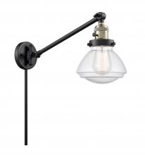 Innovations Lighting 237-BAB-G324 - Olean - 1 Light - 9 inch - Black Antique Brass -Adjustable Swing Arm