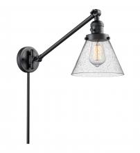 Innovations Lighting 237-BK-G44 - Cone - 1 Light - 8 inch - Matte Black -Adjustable Swing Arm