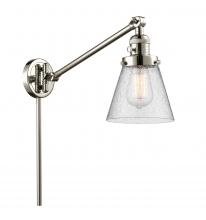 Innovations Lighting 237-PN-G64 - Cone - 1 Light - 8 inch - Polished Nickel -Adjustable Swing Arm