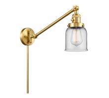 Innovations Lighting 237-SG-G52 - Bell - 1 Light - 8 inch - Satin Gold -Adjustable Swing Arm