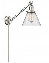 Innovations Lighting 237-SN-G44 - Cone - 1 Light - 8 inch - Brushed Satin Nickel -Adjustable Swing Arm