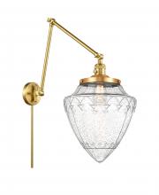 Innovations Lighting 238-SG-G664-12 - Bullet - 1 Light - 12 inch - Satin Gold -Adjustable Swing Arm