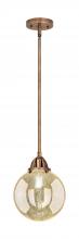 Innovations Lighting 288-1S-AC-G208-8 - Beacon - 1 Light - 8 inch - Antique Copper - Cord hung - Mini Pendant