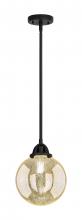 Innovations Lighting 288-1S-BK-G208-8 - Beacon - 1 Light - 8 inch - Matte Black - Cord hung - Mini Pendant