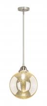 Innovations Lighting 288-1S-SN-G208-10 - Beacon - 1 Light - 10 inch - Brushed Satin Nickel - Cord hung - Mini Pendant