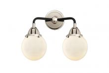 Innovations Lighting 288-2W-BPN-G201-6 - Beacon - 2 Light - 14 inch - Black Polished Nickel - Bath Vanity Light