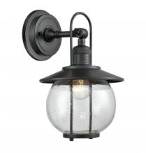 Innovations Lighting 303BP-1W-BK-BK - Allium 1 Light Outdoor Wall Sconce