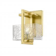 Innovations Lighting 312-1W-SG-CL - Striate 1 Light 5.25 inch Bath Vanity Light
