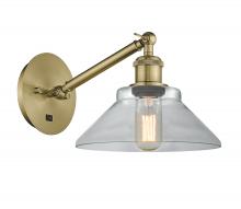 Innovations Lighting 317-1W-AB-G132 - Orwell - 1 Light - 8 inch - Antique Brass - Adjustable Sconce