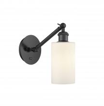 Innovations Lighting 317-1W-BK-G801 - Clymer - 1 Light - 4 inch - Matte Black - Adjustable Sconce