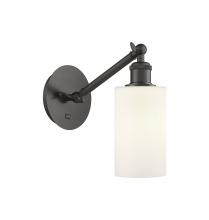 Innovations Lighting 317-1W-OB-G801 - Clymer - 1 Light - 4 inch - Oil Rubbed Bronze - Adjustable Sconce