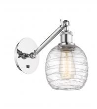 Innovations Lighting 317-1W-PC-G1013 - Belfast - 1 Light - 6 inch - Polished Chrome - Adjustable Sconce