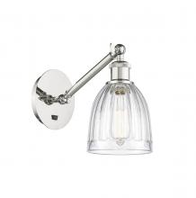 Innovations Lighting 317-1W-PN-G442 - Brookfield - 1 Light - 6 inch - Polished Nickel - Adjustable Sconce